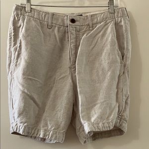 Linen Shorts - Oatmeal